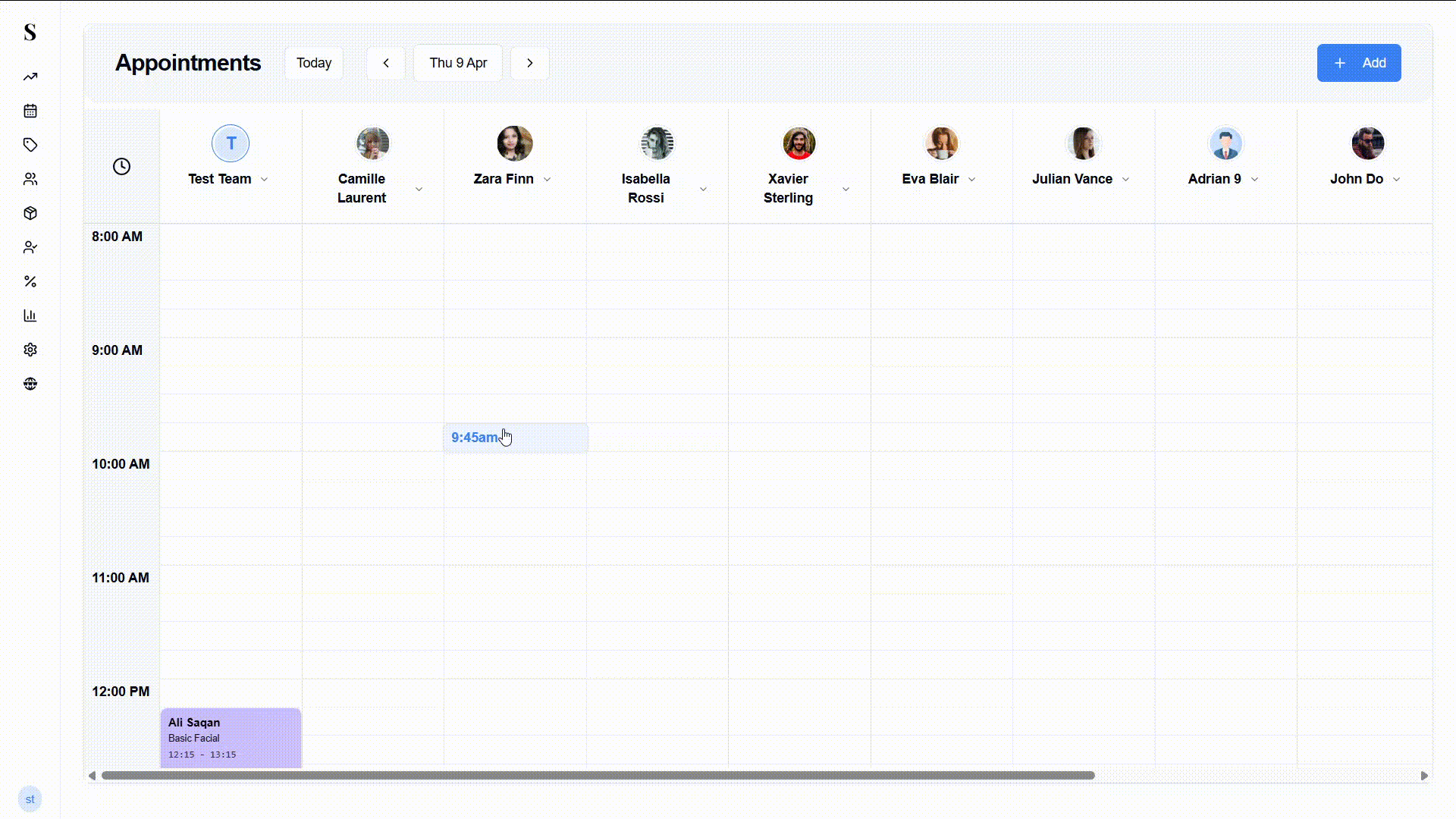 Navigating to Sales Hub