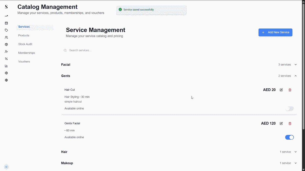 Service Online Visibility